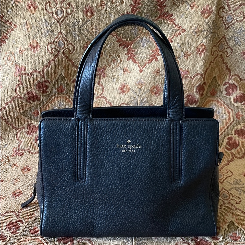 Kate Spade Black Leather Satchel
